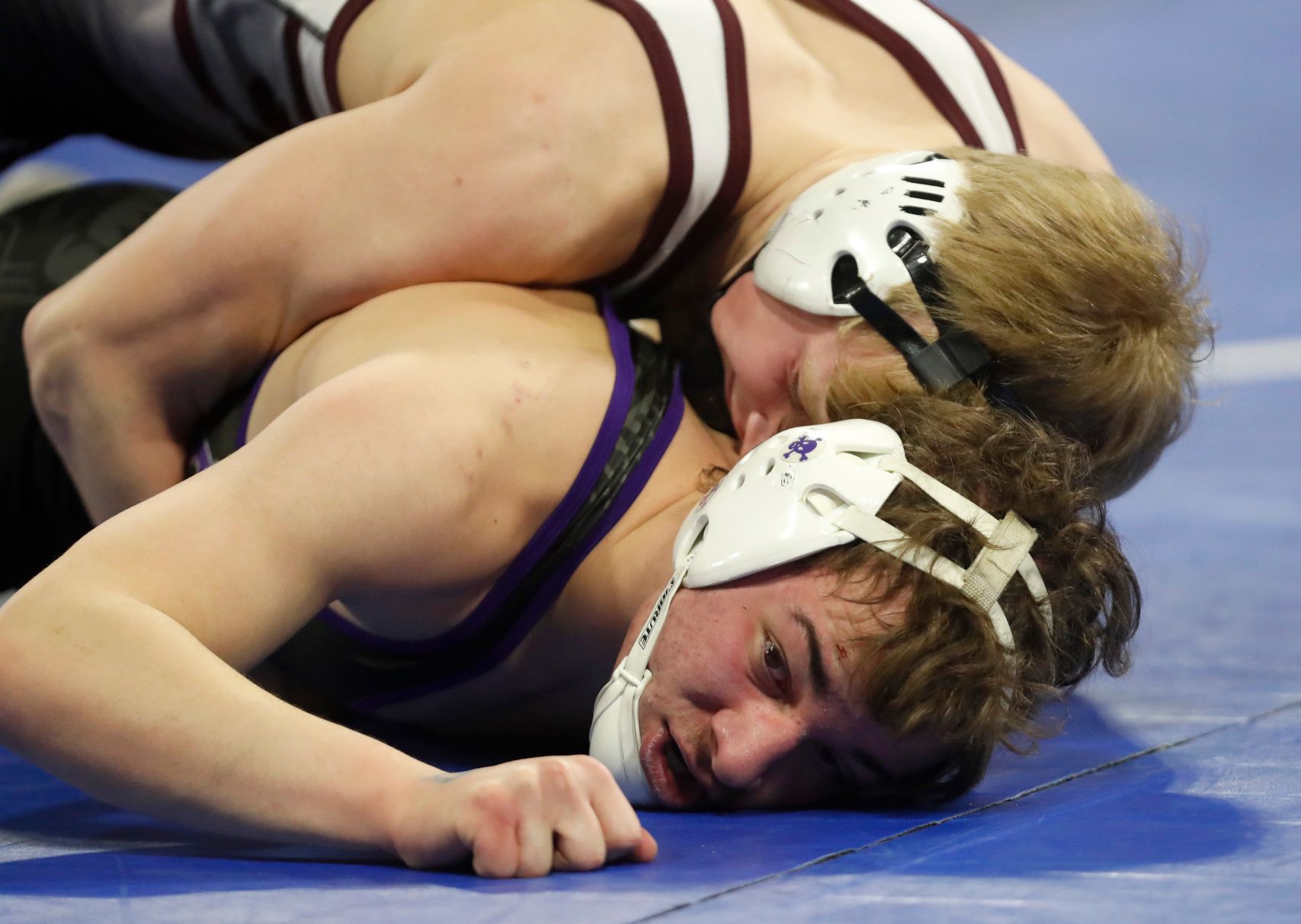 First round of state wrestling